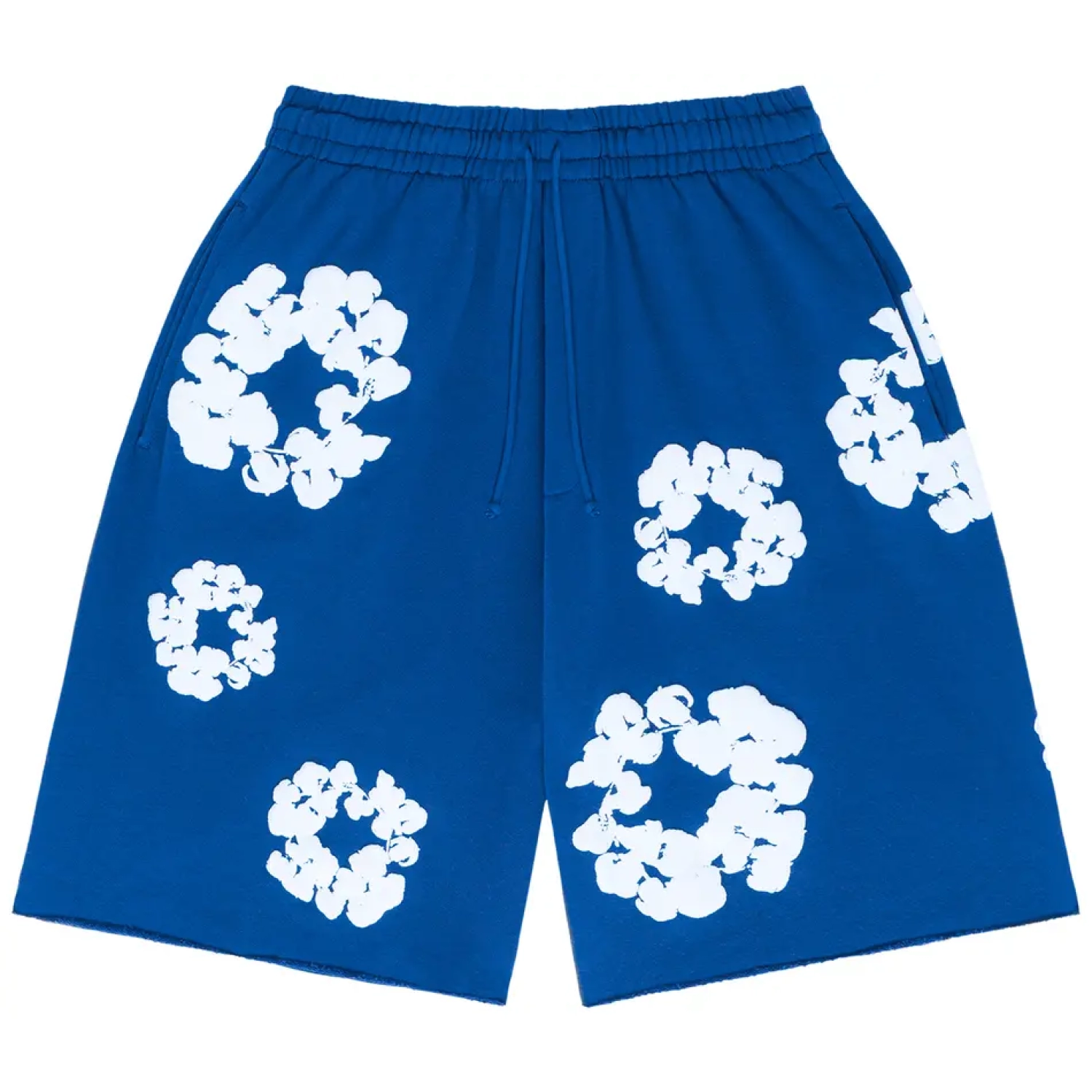 Pantalones Cortos Denim Tears Corona de Algodón Azul Real
