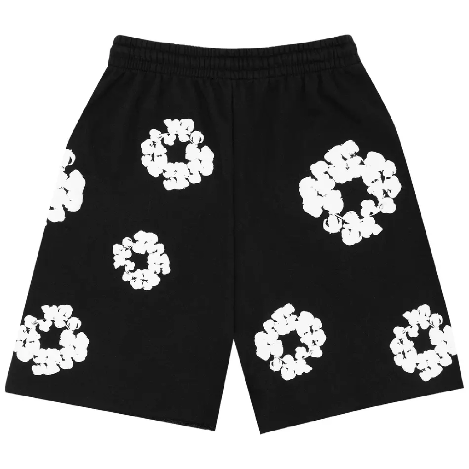 Pantalones Cortos Denim Tears Corona de Algodón Negro