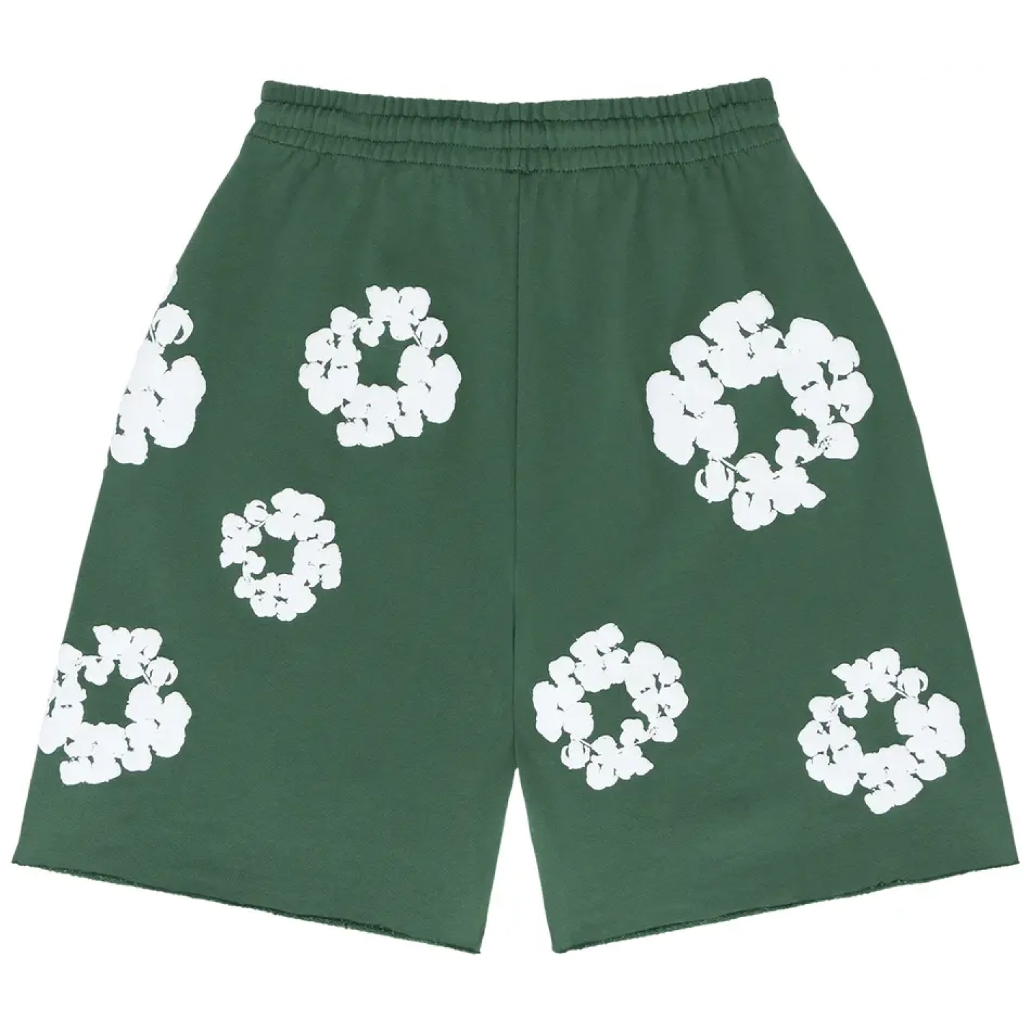 Pantalones Cortos Denim Tears Corona de Algodón Verde